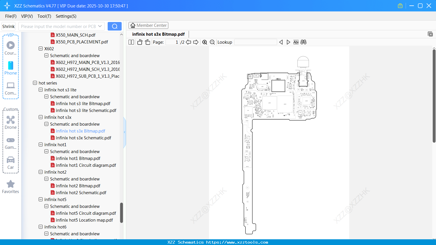 Infinix Hot S3x Bitmap